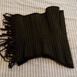 Women's 26 inch real steel boned goth corset